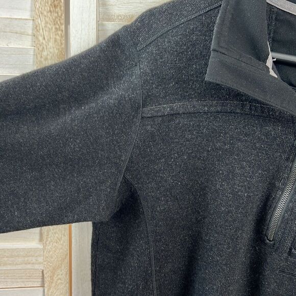 ExOfficio Wool Blend 1/2 1/4 Zip Pullover Medium - Picture 4 of 14
